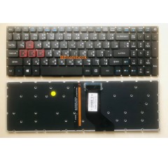 Acer Keyboard คีย์บอร์ด VX5-591G VX5-593G มีไฟ back light ภาษาไทย อังกฤษ